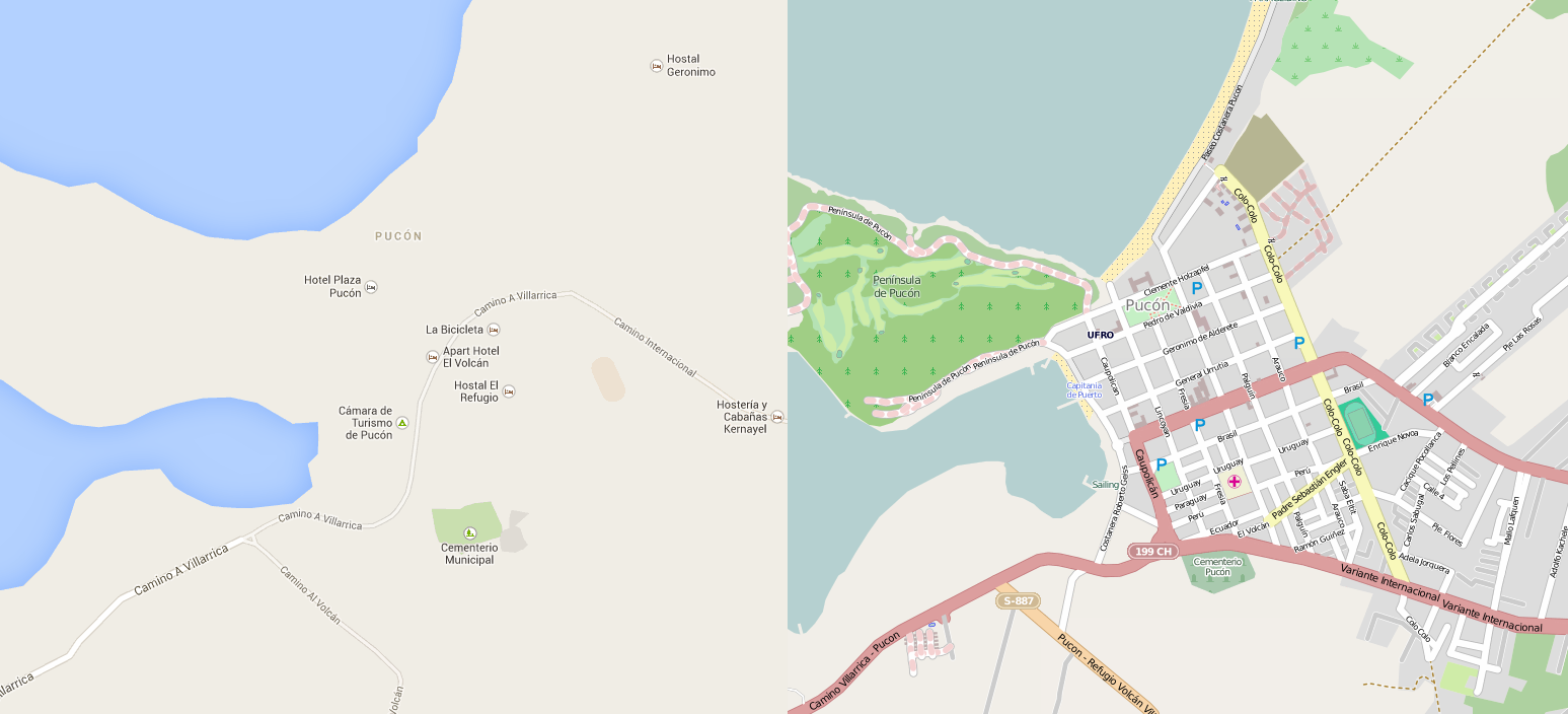 Google Maps Vs. OpenStreetMap